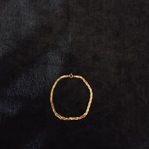 14k yellow gold bracelet 7.5 inches